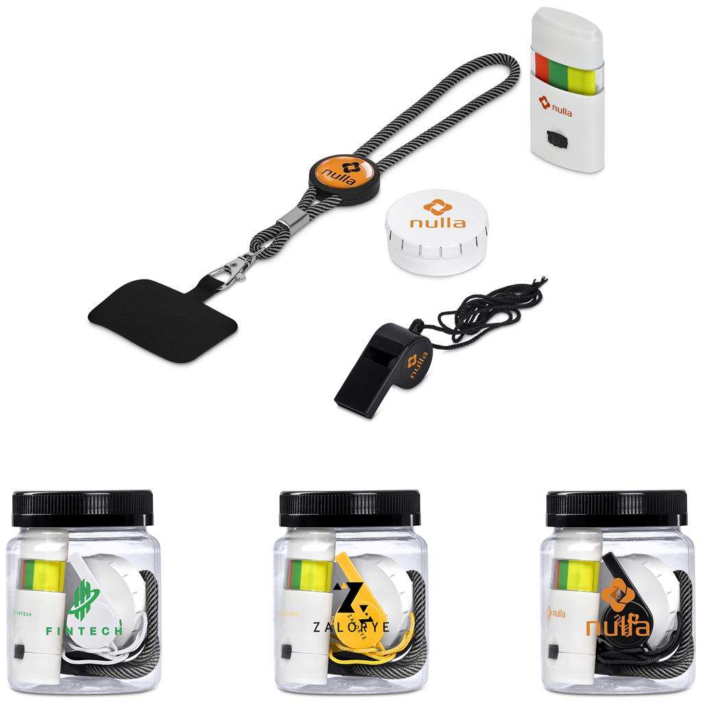 Altitude Ruma Gift Jar BLACK,DARK YELLOW,SOLID WHITE