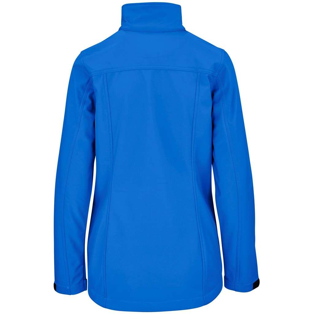 Ladies Maxson Softshell Jacket - Blue BLUE S,M,L,XL,2XL,3XL