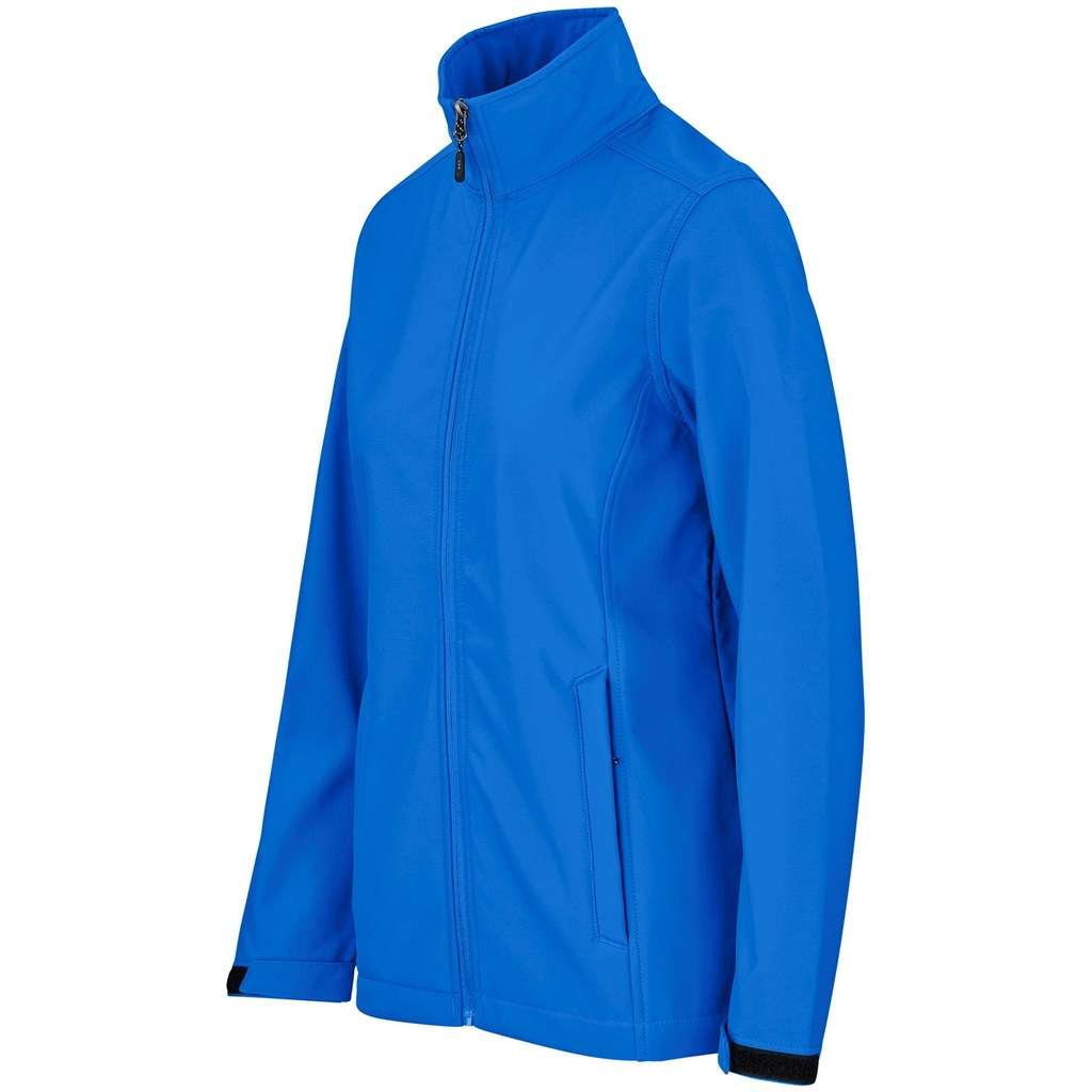 Ladies Maxson Softshell Jacket - Blue BLUE S,M,L,XL,2XL,3XL
