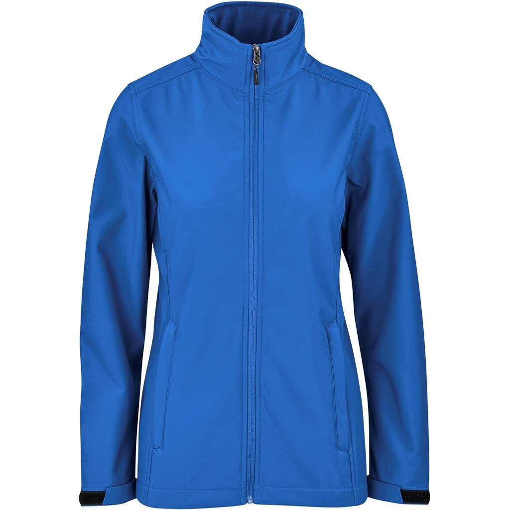 Ladies Maxson Softshell Jacket - Blue BLUE S,M,L,XL,2XL,3XL