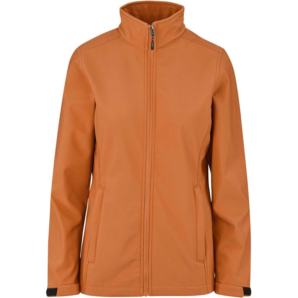 Ladies Maxson Softshell Jacket - Orange ORANGE S,M,L,XL,2XL,3XL