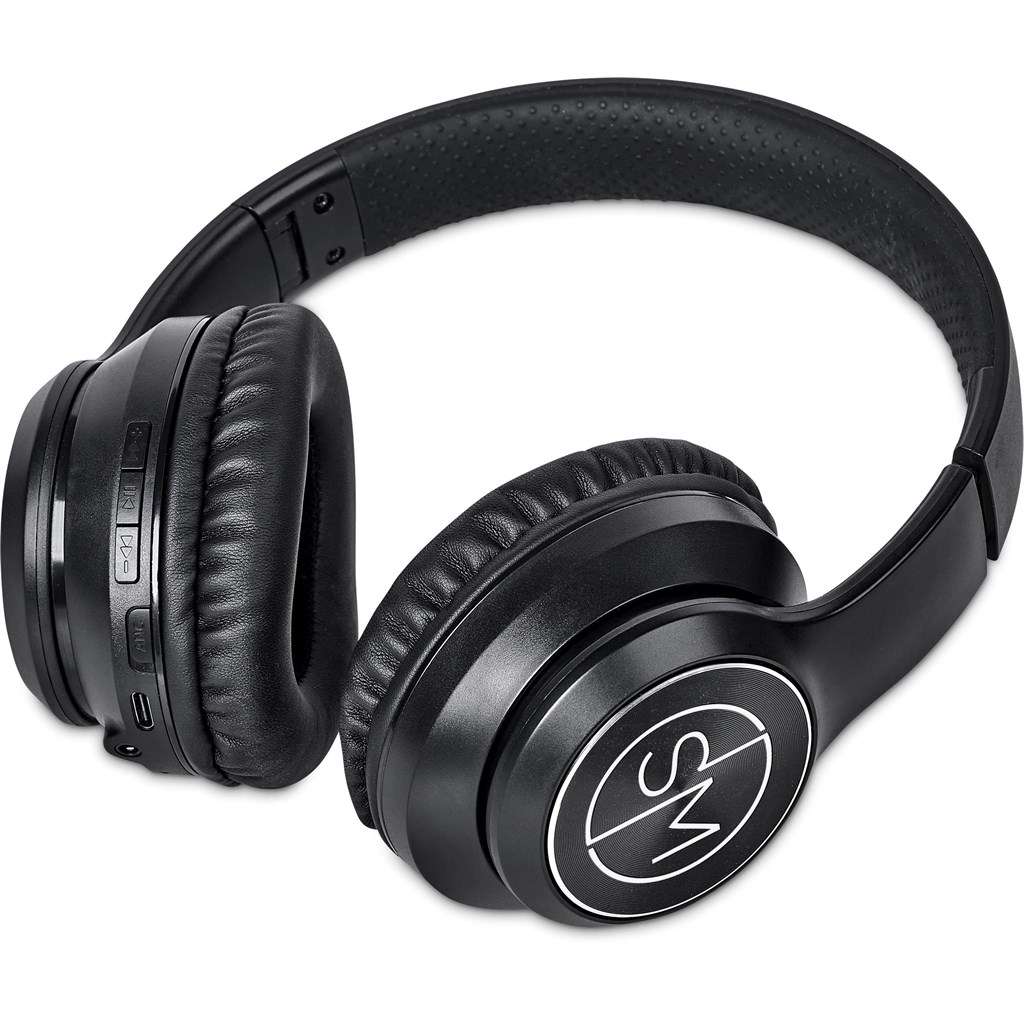 Swiss Cougar Stuttgart Active Noise-Cancelling Bluetooth Headphones BLACK