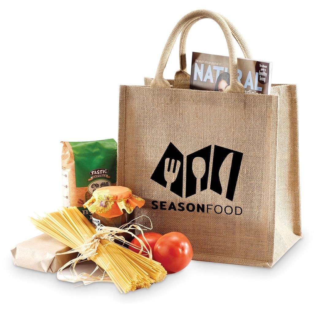 Okiyo Sumida Jute Tote BLACK,NATURAL