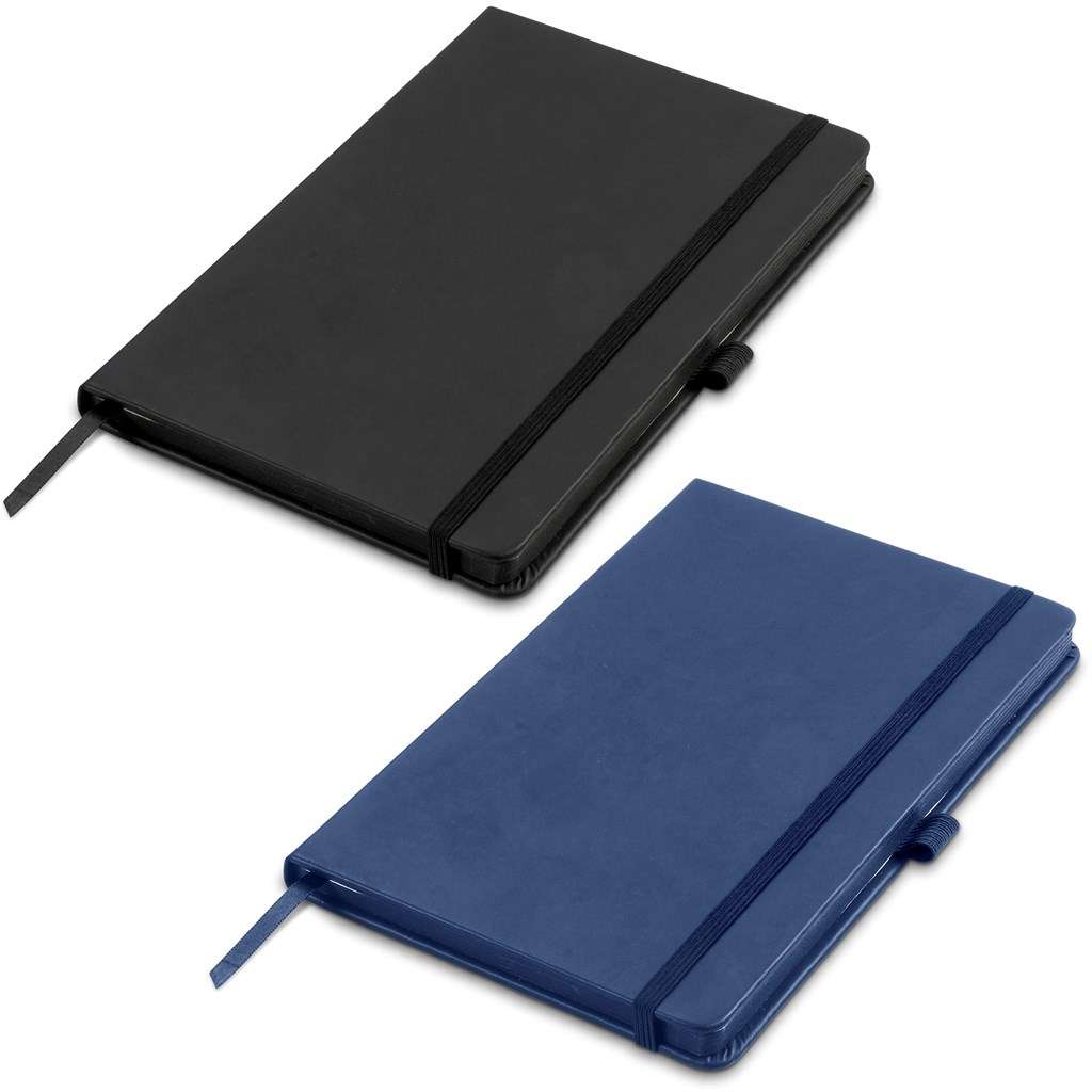 Altitude Prominence A5 Hard Cover Notebook BLACK,NAVY