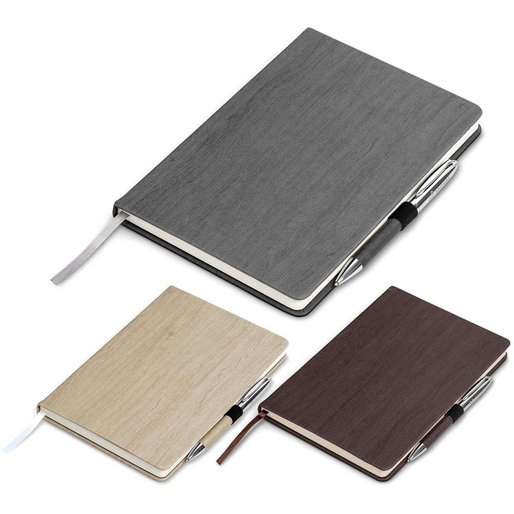 Altitude Oakridge A5 Hard Cover Notebook GREY