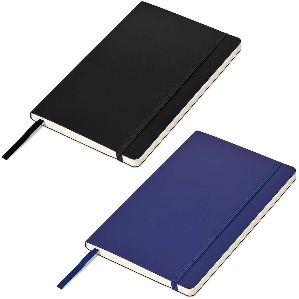Altitude Hartford A5 Soft Cover Notebook BLACK,NAVY