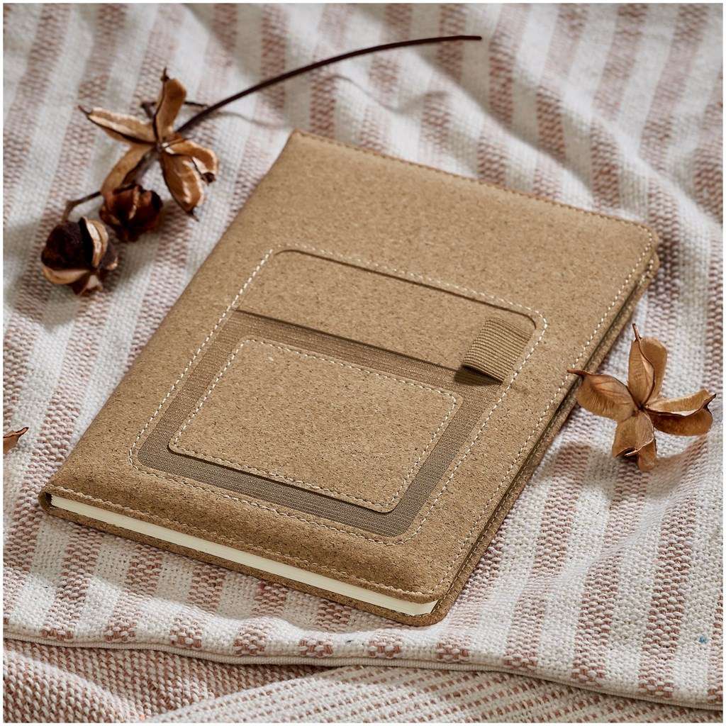 Okiyo Mimasu Cork A5 Hard Cover Notebook NATURAL