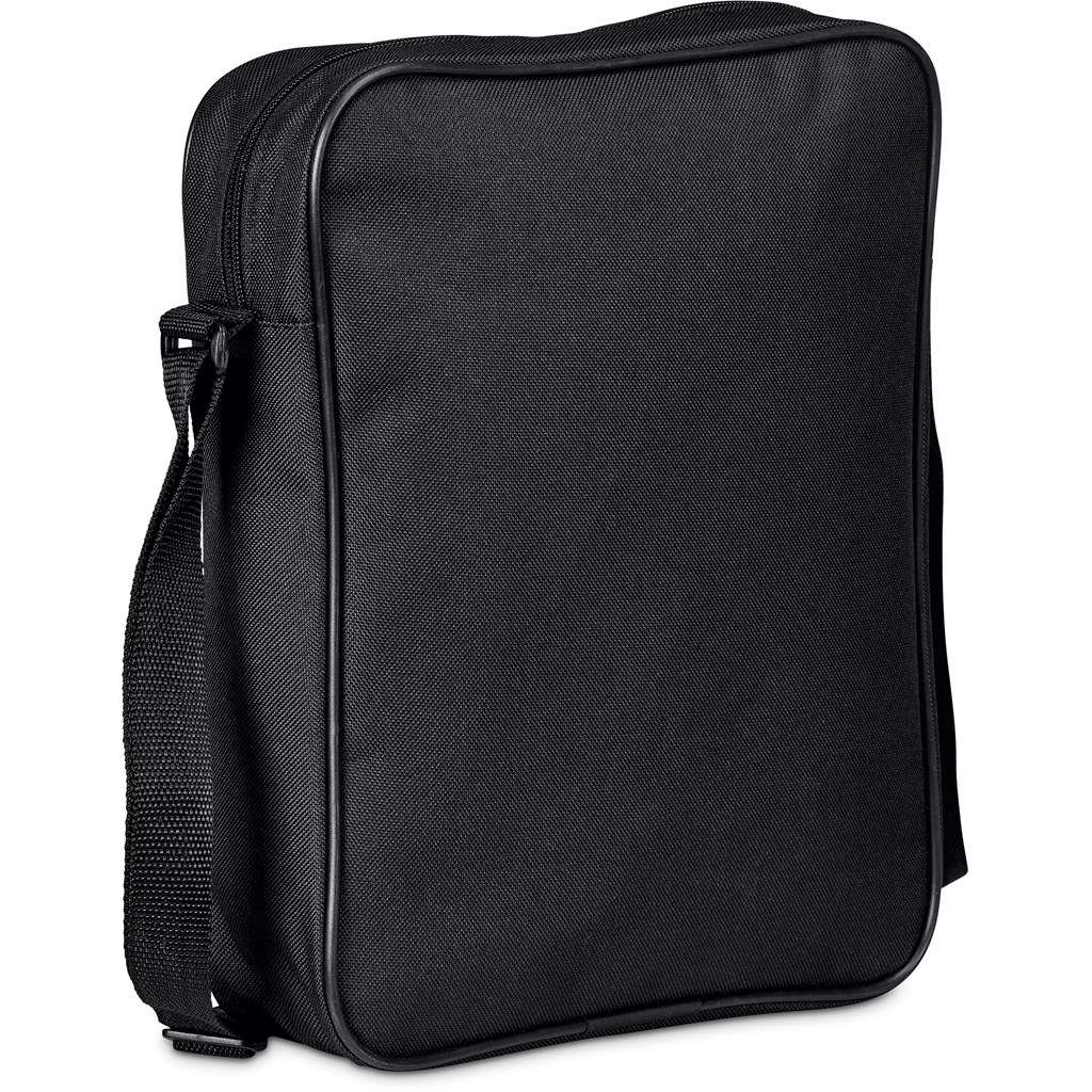 Pre-Printed Sample Hoppla A4 Crossbody Conference Bag BLACK