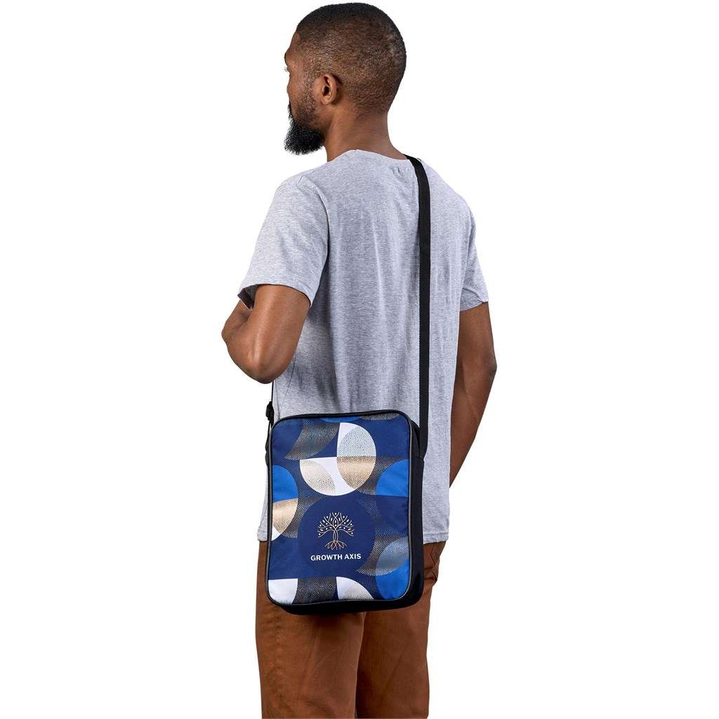 Pre-Printed Sample Hoppla A4 Crossbody Conference Bag BLACK