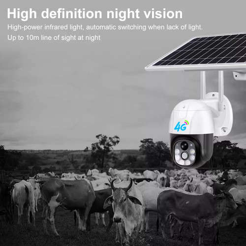 VTK -AvaTek Solar PTZ Camera - 4G Speed Dome Camera V380