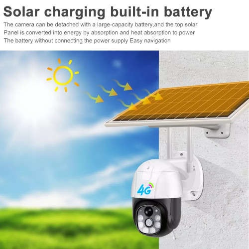 VTK -AvaTek Solar PTZ Camera - 4G Speed Dome Camera V380