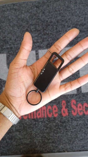 Key Chain Voice Recorder - Black Metal
