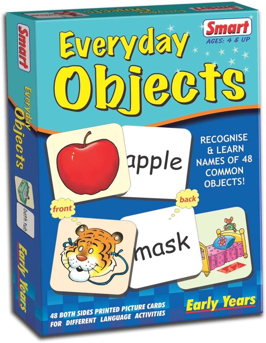 Creatives Everyday Objects - Picture Word Matching Game