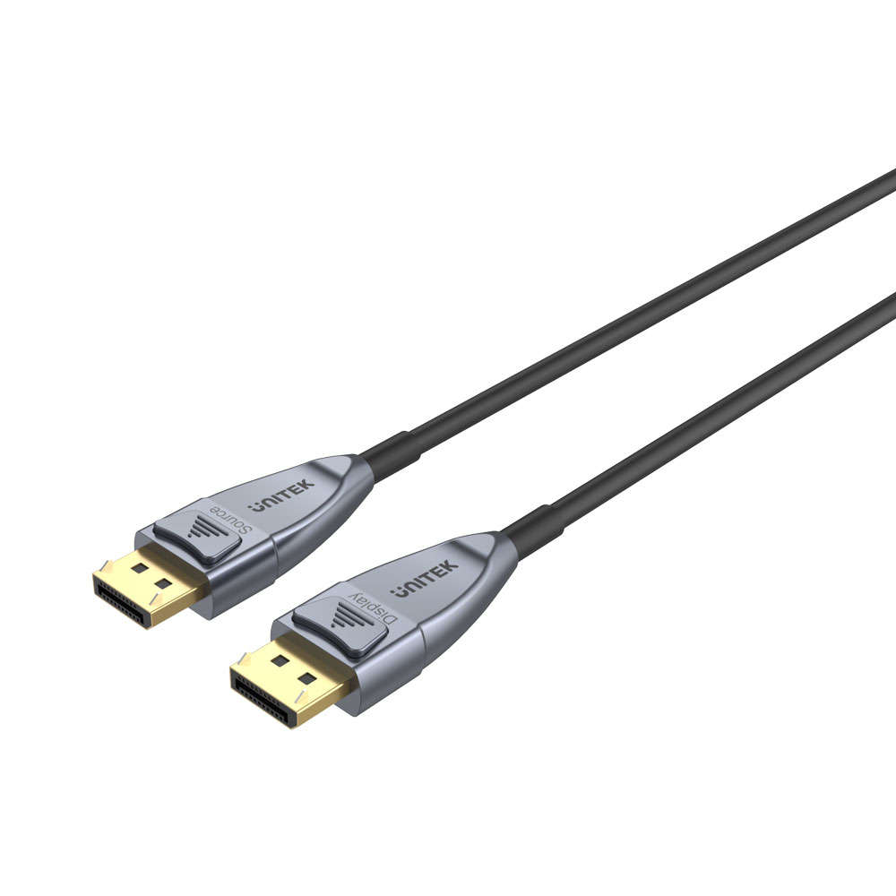 UNITEK C1616GY 10M 8K ACTIVE OPTICAL DISPLAYPORT 1.4 CABLE