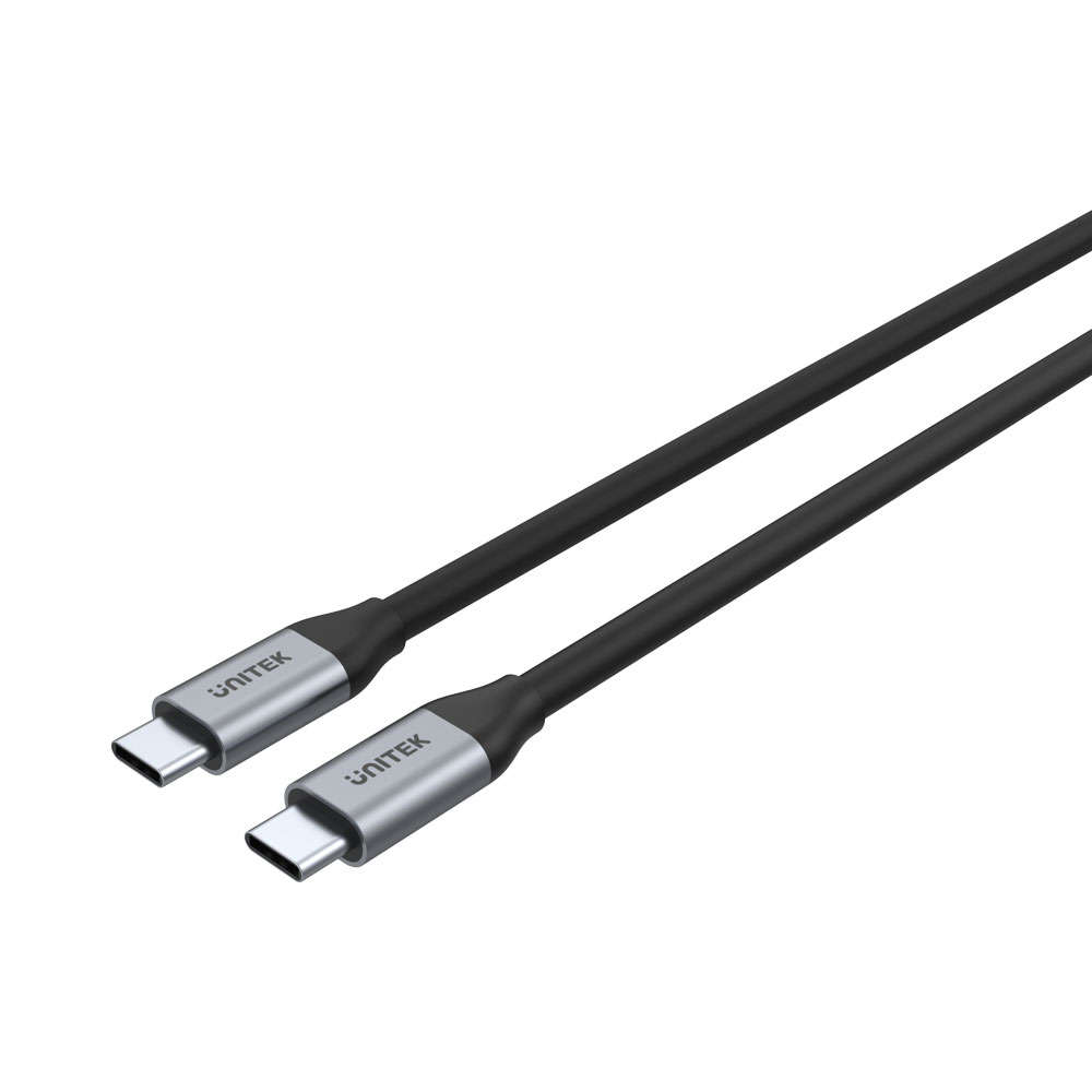 UNITEK C14082ABK 1M USB3.2 GEN2 10GBPS TYPE-C 100W PD FAST CHARGING CABLE WITH 4K @60HZ