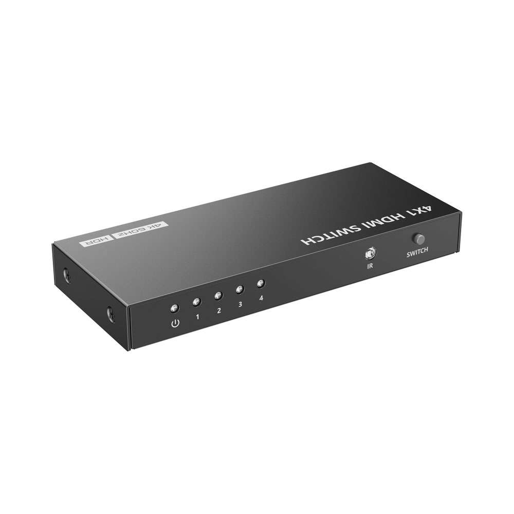 LENKENG 4K 4X1 HDMI SWITCH HDR-METAL HOUSING