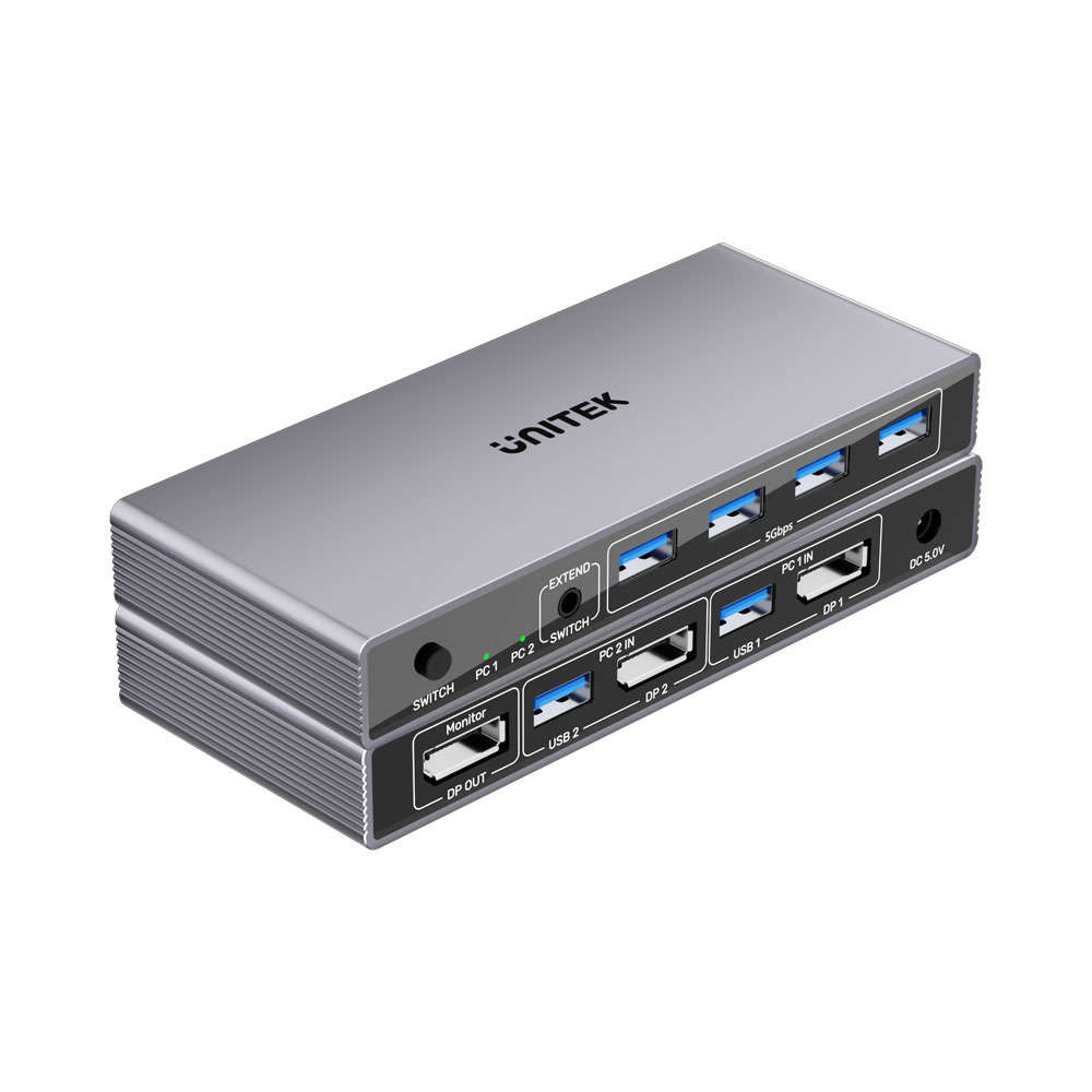 UNITEK V1310A 8K DISPLAYPORT 4-PORT USB3.0 5GBPS KVM SWITCH