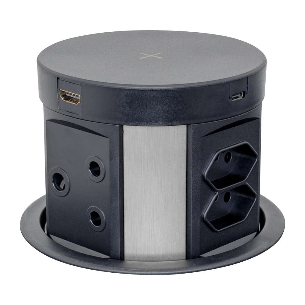 LINKQNET 120MM ECO POP-UP WITH WIRELESS CHARGING (BLACK)