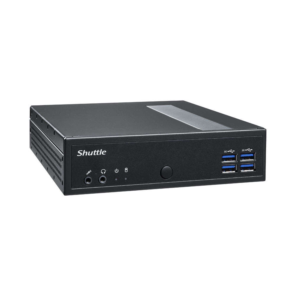 SHUTTLE XPC SLIM DL30N INTEL N100 PROCESSOR, FANLESS 1-LITRE PC SUITABLE FOR 24/7 OPERATION