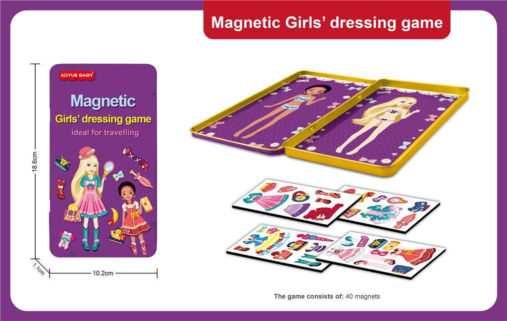MAGNETIC GIRL'S DRESS UP