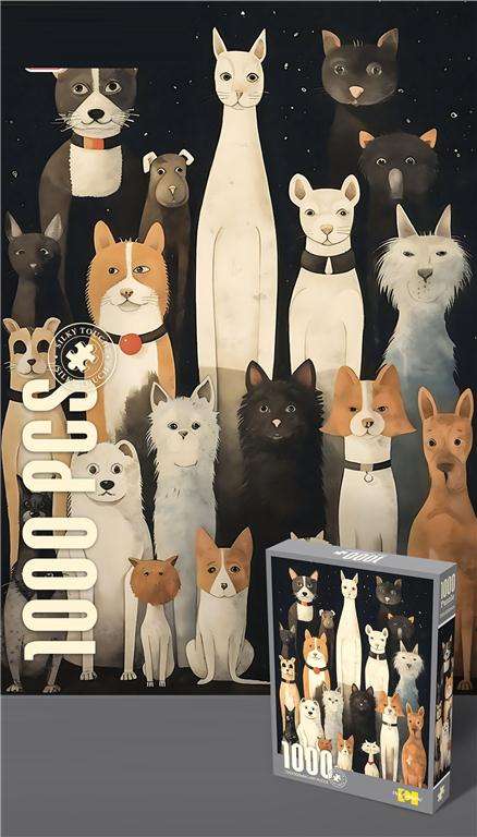 1000PC ELEGANT CAT PUZZLE