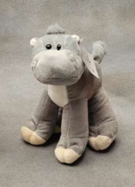 Peluche Wildlife - Standing Hippo 18cm