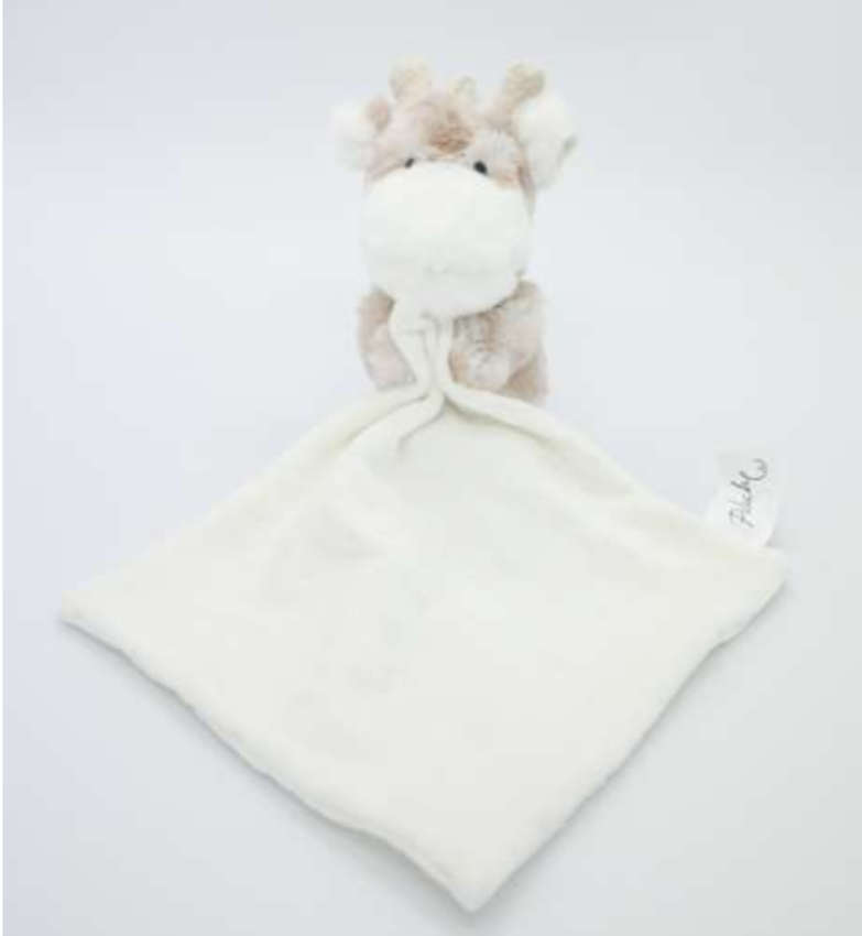 Peluche-Giraffe Comforter 18x18cm
