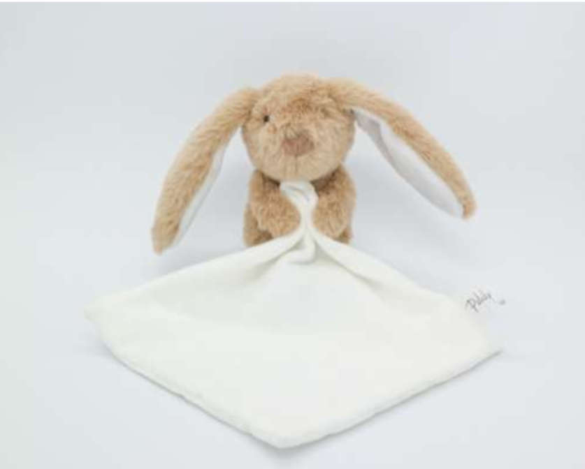 Peluche-Bunny Comforter 18x18cm