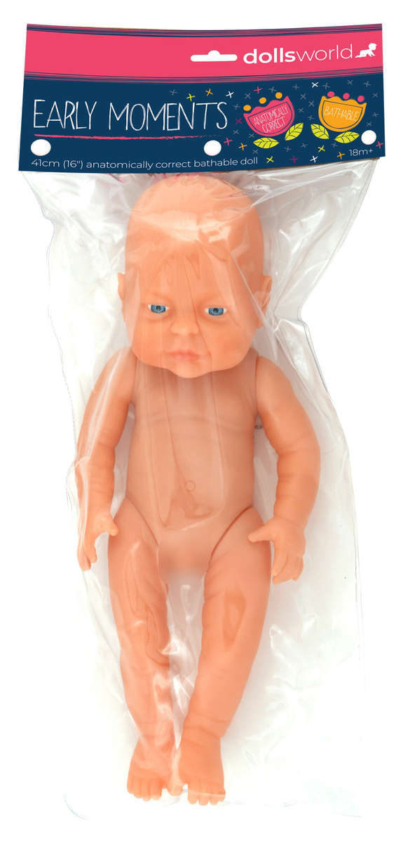 Dollsworld Anatomically Correct White Boy Doll 41cm (16)