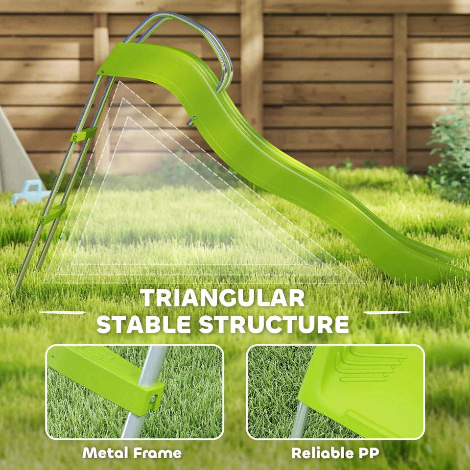 1.8m (6ft) Wavy Slide with Fun Water Splash Feature