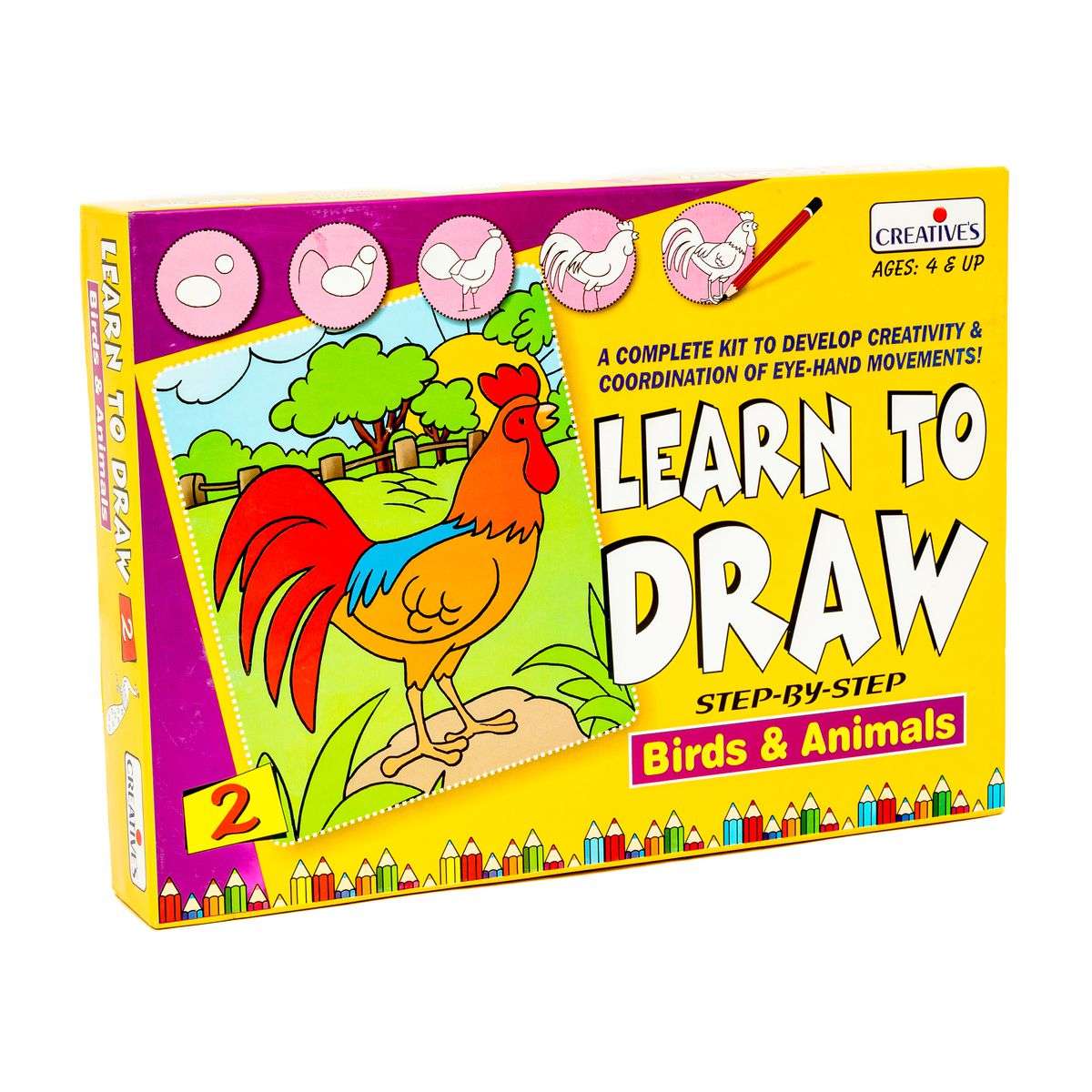 Creatives - Learn To Draw (Part 2) (Develops Creativity And Drawing Skills)