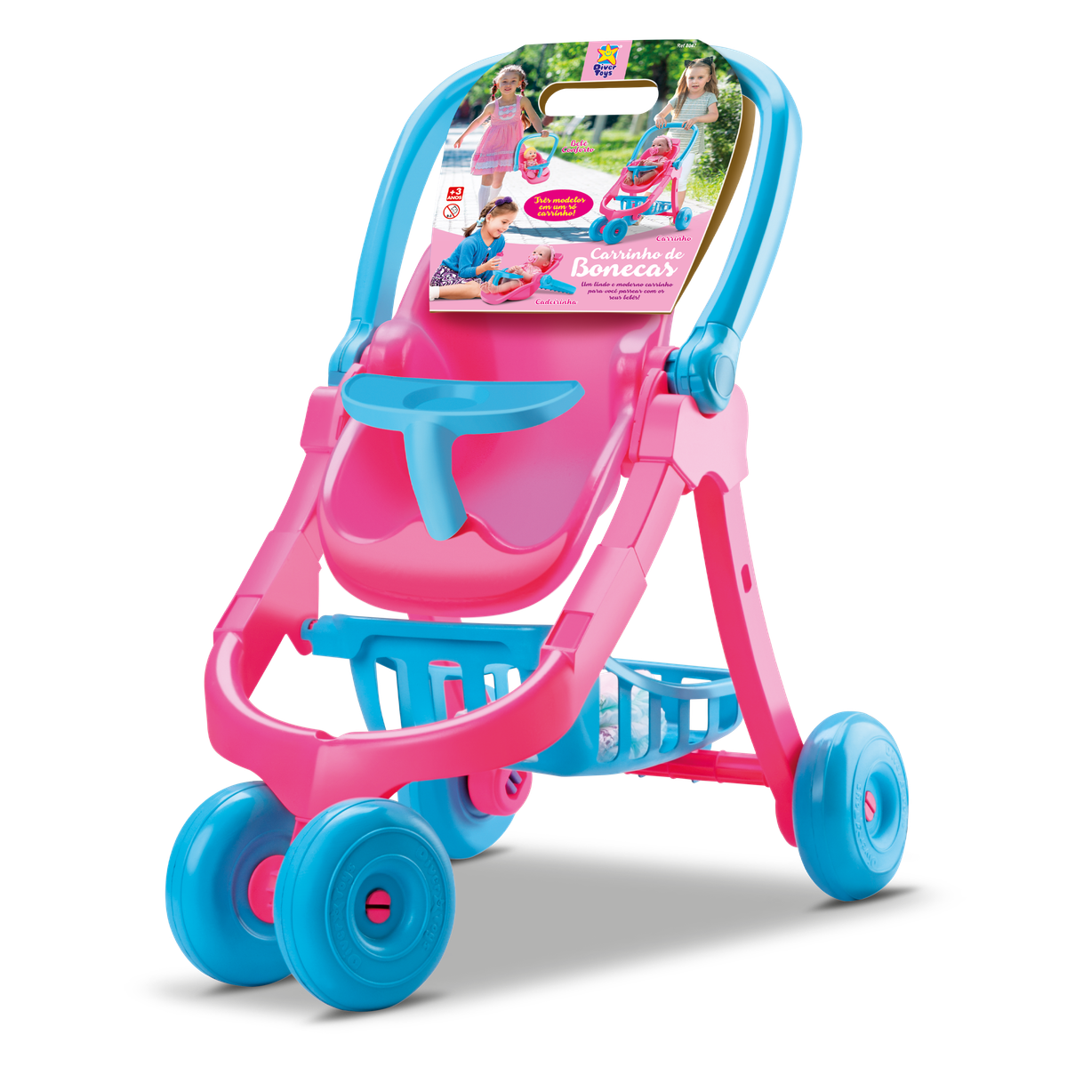 BABY DOLL STROLLER - 2 in 1  - DIVER DOLLS