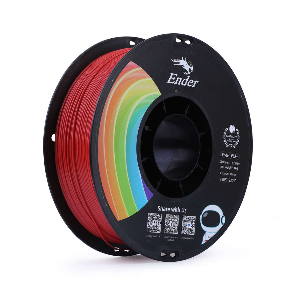 Ender PLA+ Filament - Red 1kg