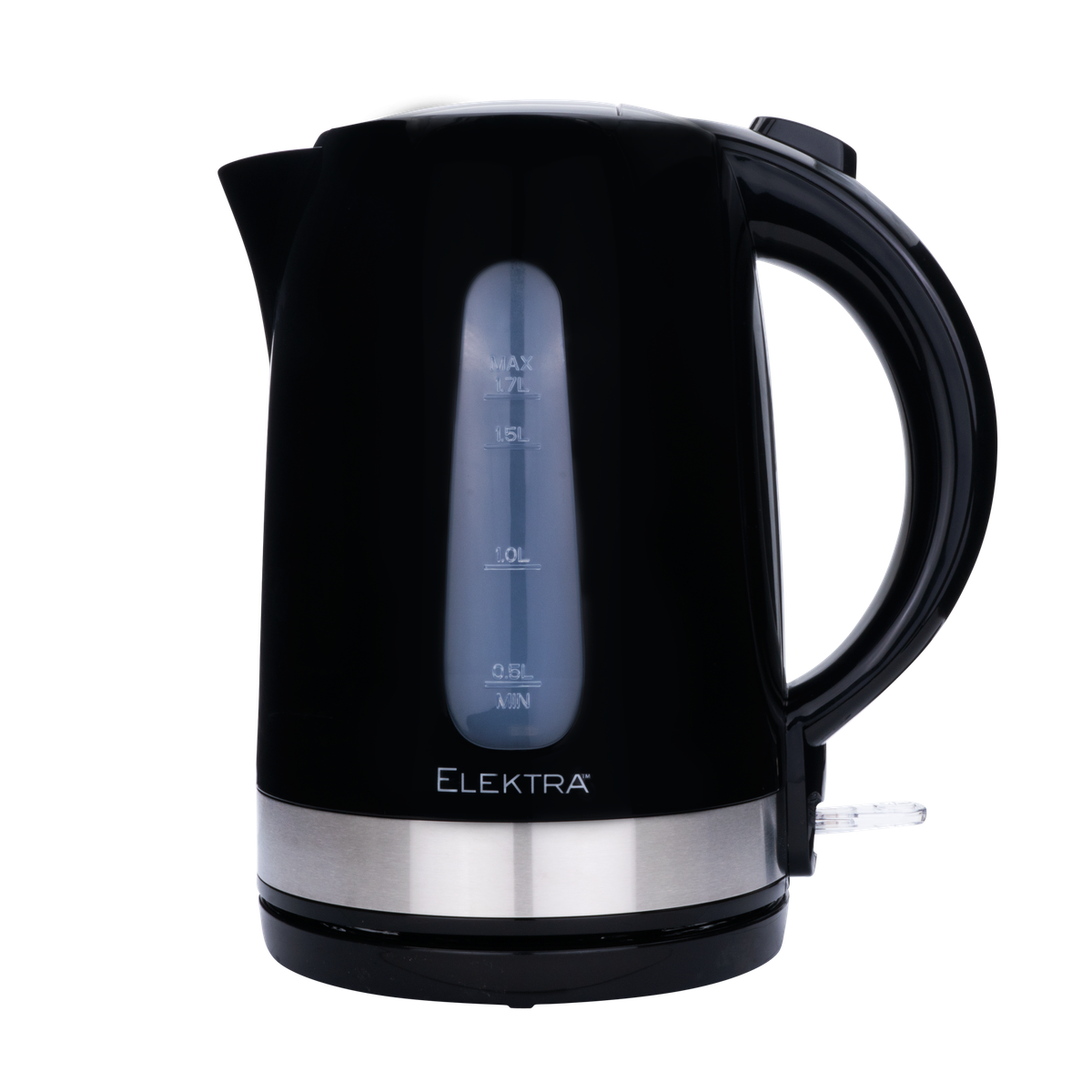 Elektra - 1.7l Plastic Kettle - Black