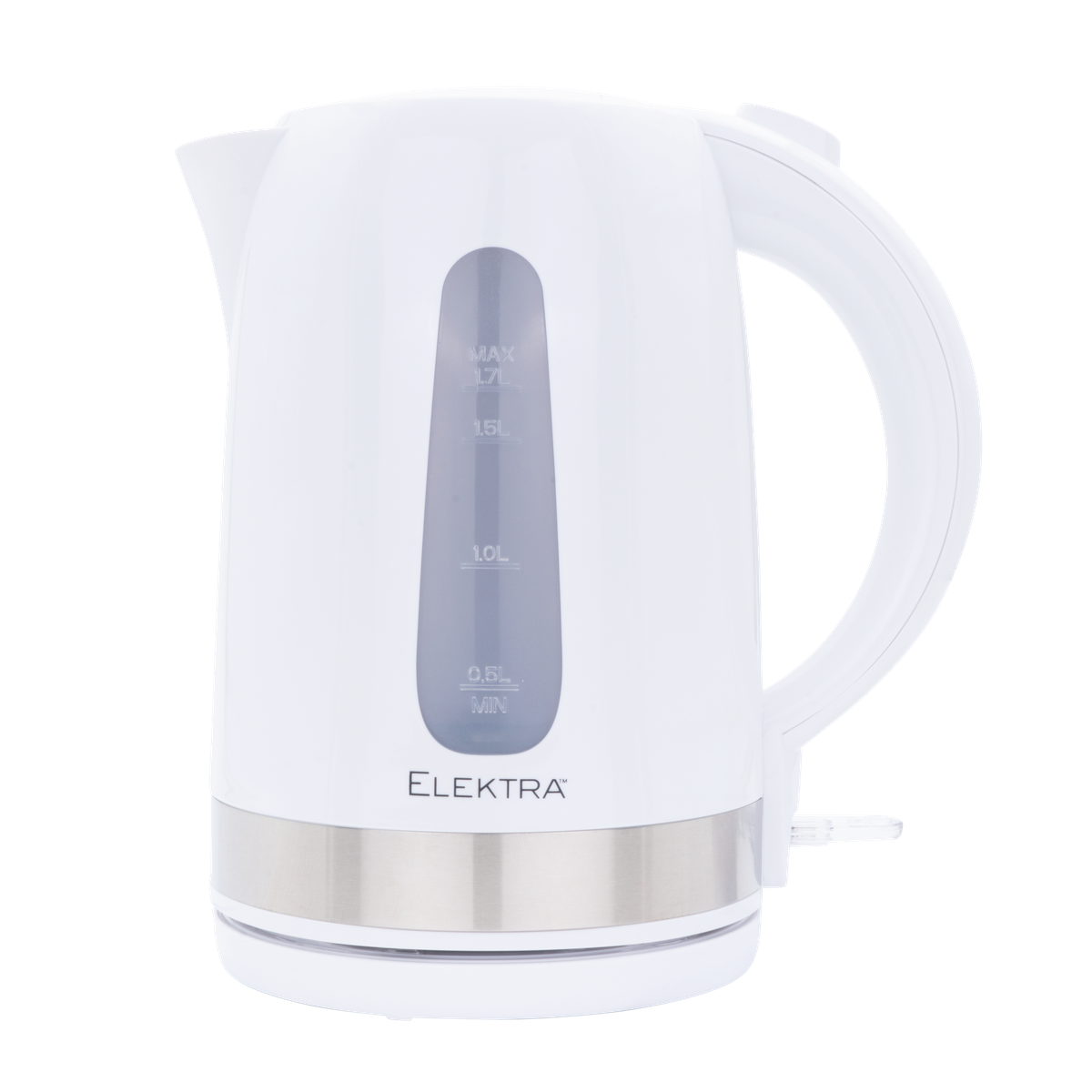 Elektra 1.7l Plastic Kettle - White