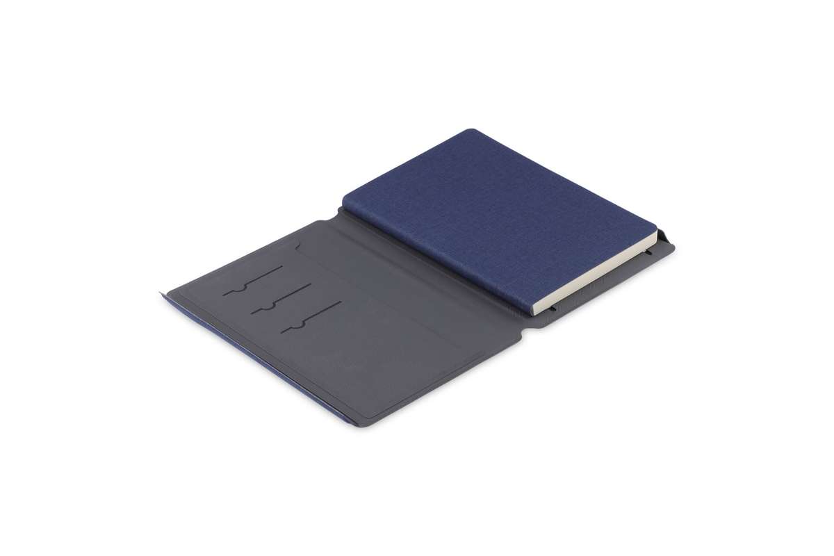 LENZEN - CHANGE ZERO Sustainable Gift Set with Refillable Notebook, Pen &amp; USB Keychain - Navy