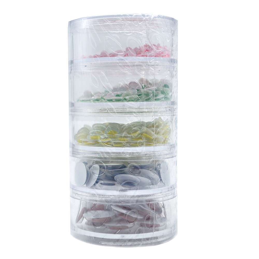 Stick on Eyes - Coloured - 500pcs .