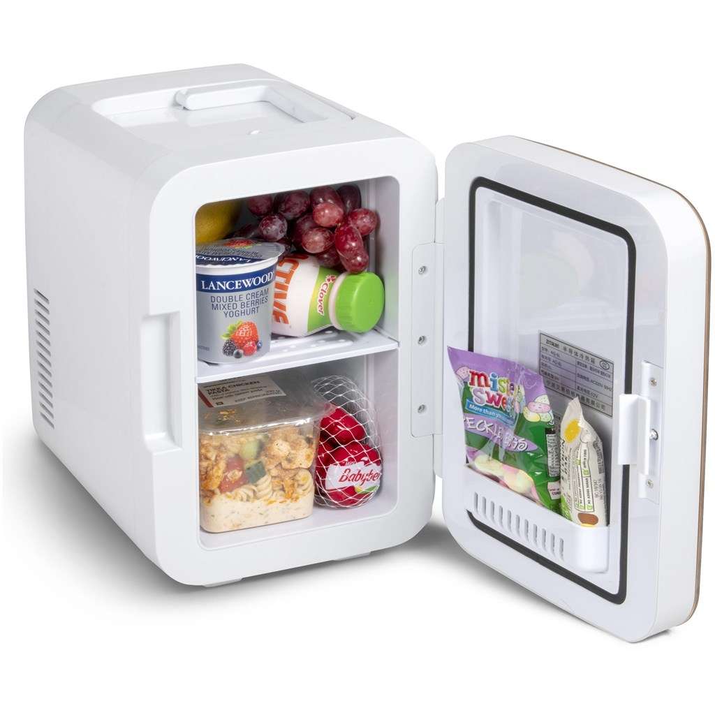 Serendipio Blaine Desk Fridge SILVER