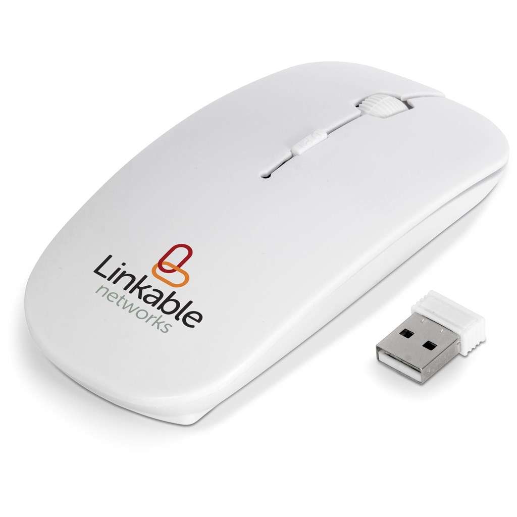 Altitude Curve Wireless Optical Mouse SOLID WHITE