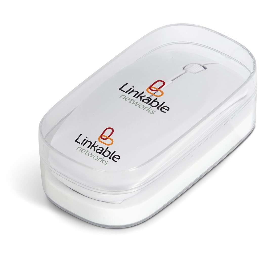 Altitude Curve Wireless Optical Mouse SOLID WHITE