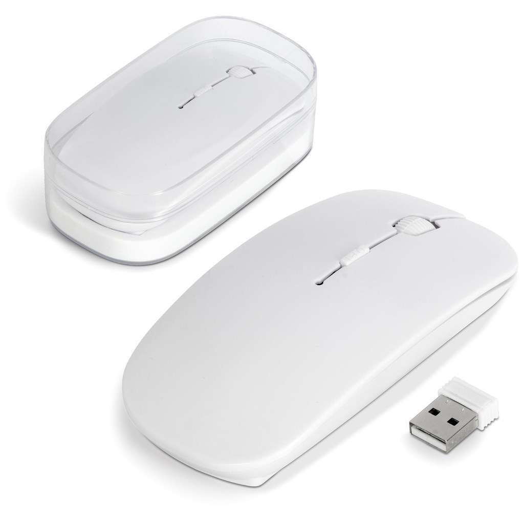 Altitude Curve Wireless Optical Mouse SOLID WHITE