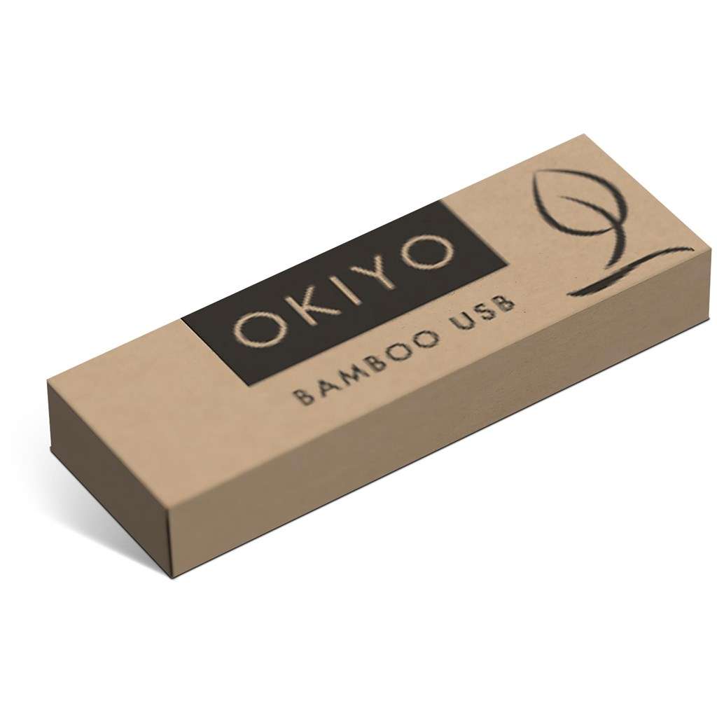 Okiyo Bakemono Bamboo Flash Drive - 32GB NATURAL 32GB