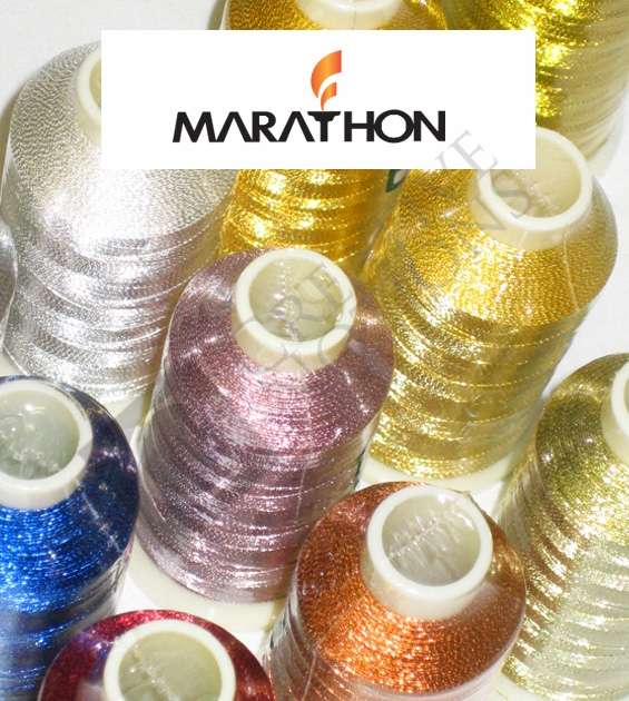Marathon Embroidery Threads (Metallic) - 3015-metallic-white