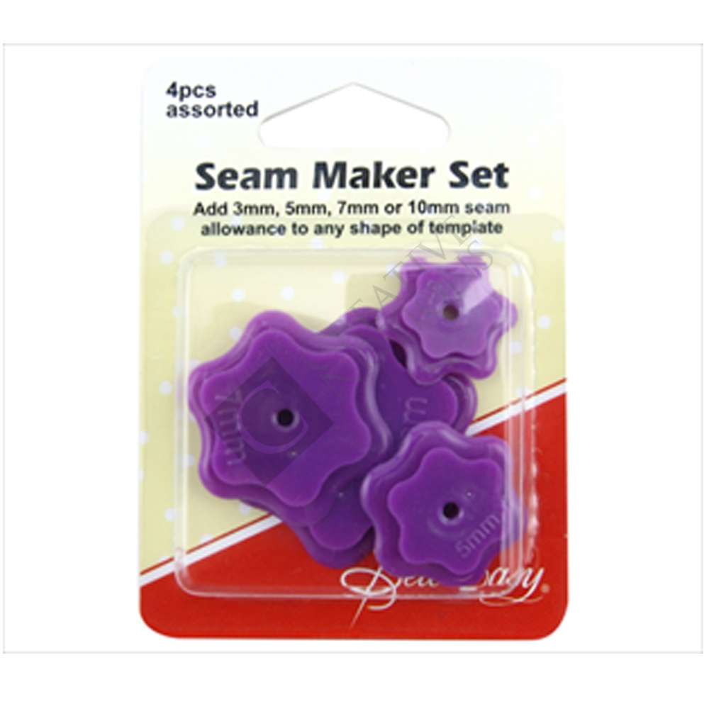 Seam Allowance Guide Set - 3mm, 5mm, 7mm and 10mm