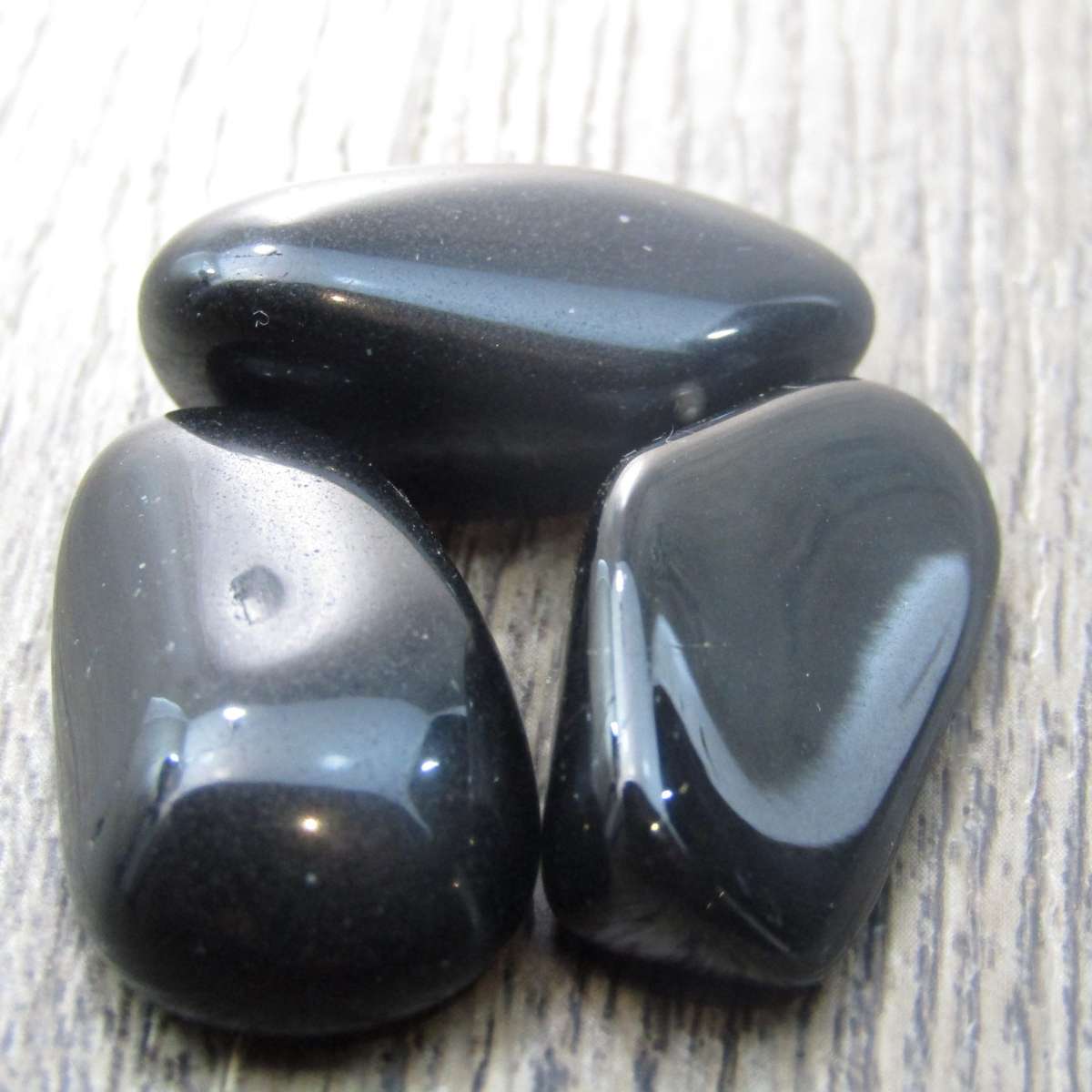 Black Obsidian Tumbles