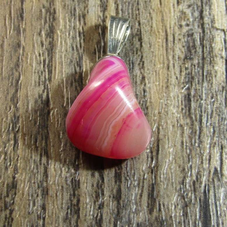 Pink Agate Pendant