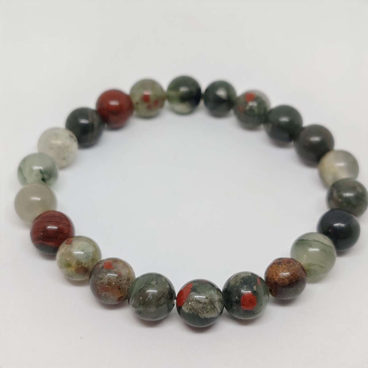 Setonite / African Bloodstone  (8mm round beads)