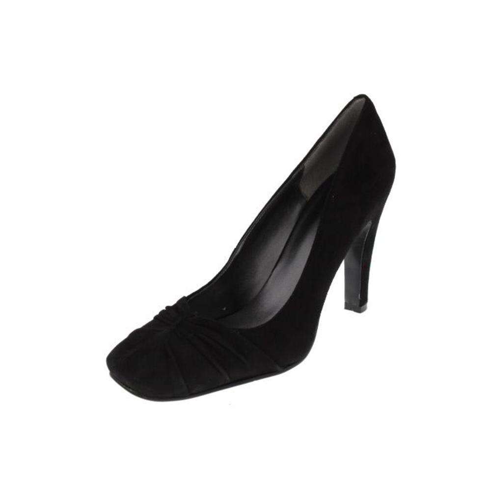 Nine West NEW Shamira Black Suede Ruched Pumps USA 11/RSA 9