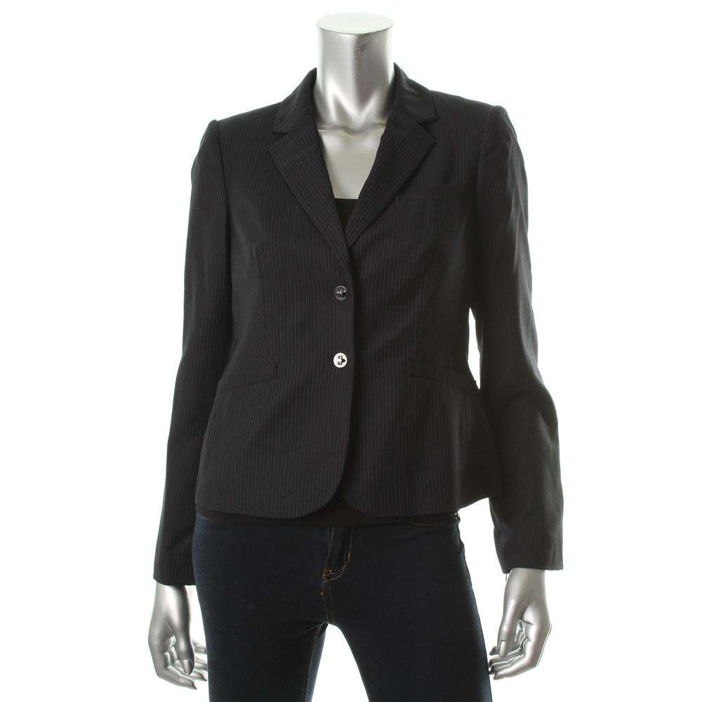 **R1799**Calvin Klien NEW Navy Lined Blazer Petites 10PETITE