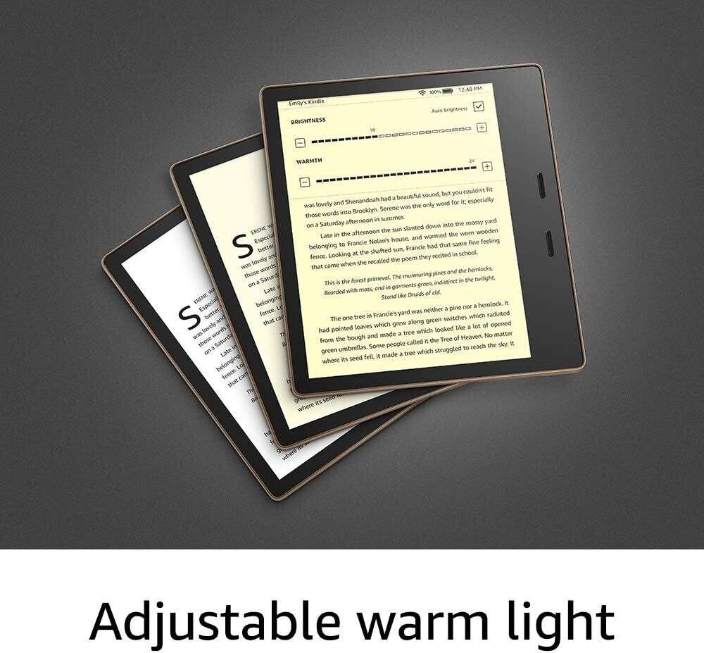 Amazon Kindle Oasis 7` 32GB Genuine Leather Bundle